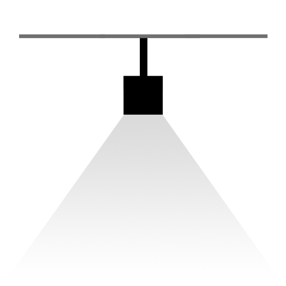 Zwieszany rozsył bezpośredni